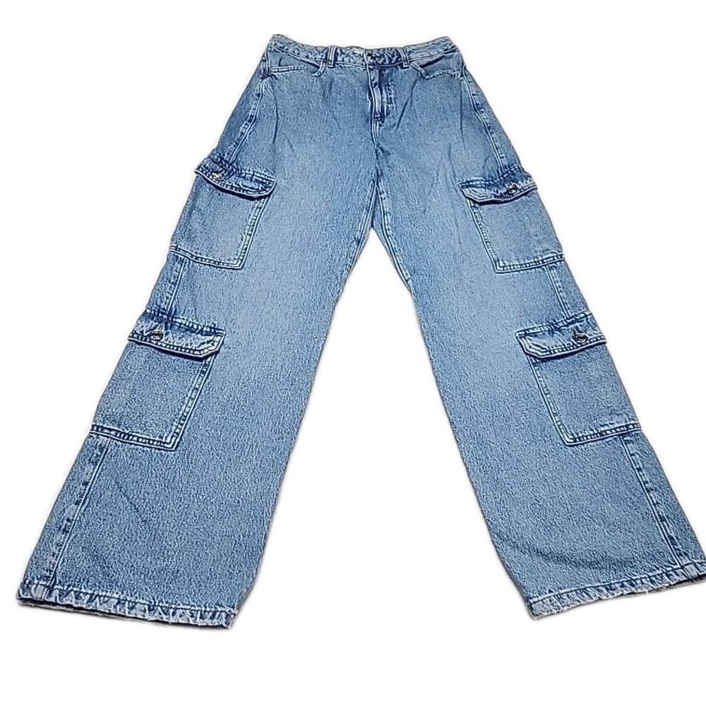 Garage Denim Women's 07 28 Jambe Large Wide Leg